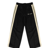 Palm Angels Kids Pantalone Nero con Logo per Bambini