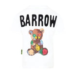 Barrow Kids T-shirt Bianca con Stampa Logo (retro)