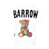 Barrow Kids T-shirt Bianca con Stampa Logo (retro)