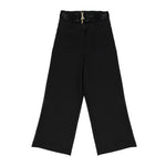 Patrizia Pepe Kids Pantalone Nero Doppiavita in Pizzo per Bambine