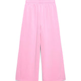 MSGM Kids Pantaloni in Tuta Rosa Wide Leg per Bambine (retro)