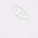 Diesel Kids T-Shirt Bianca con Logo Oval D per Bambine