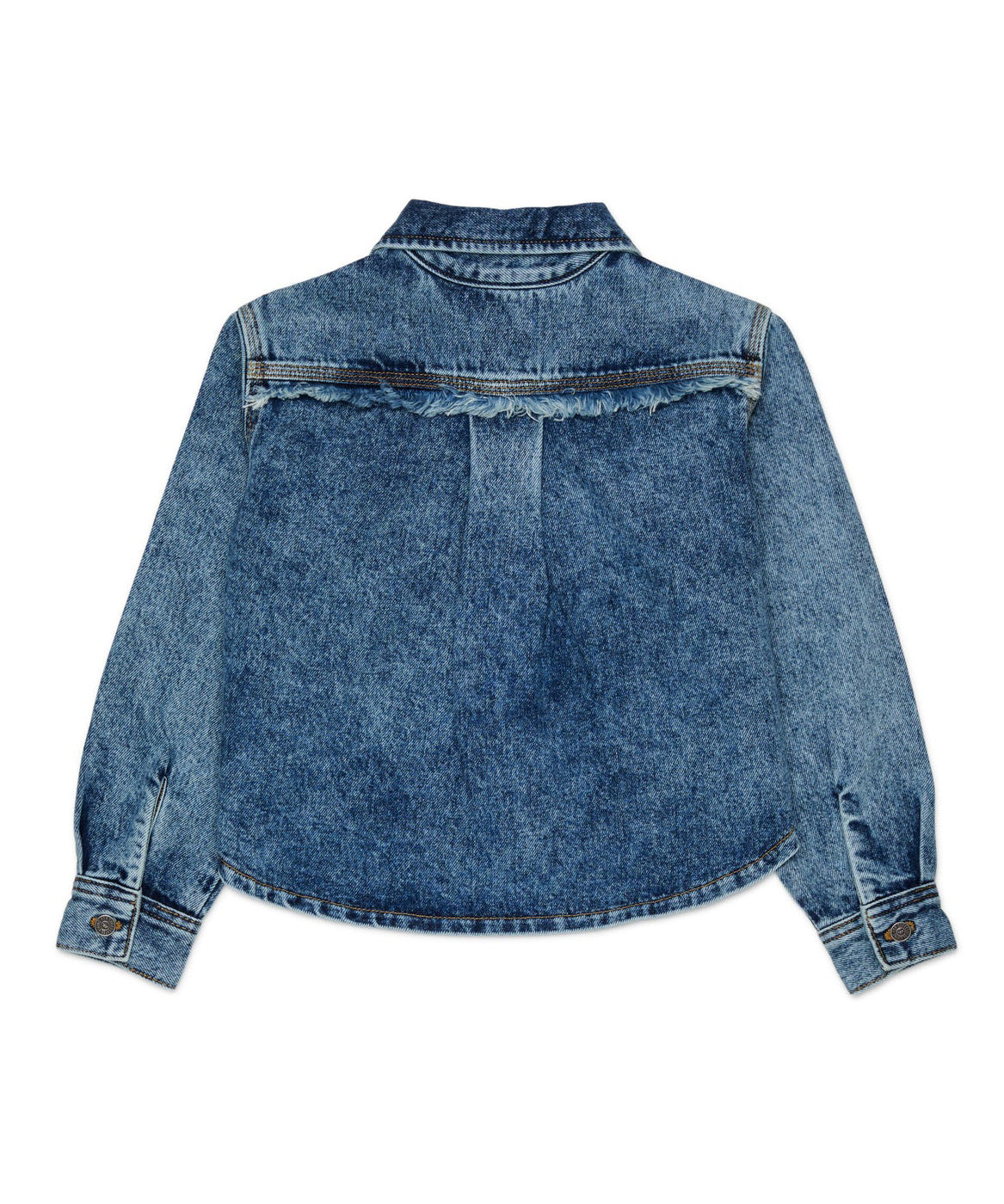 Diesel Kids Giubbino in Denim con Logo Oval-D per Neonati