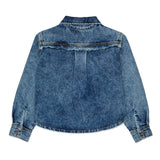 Diesel Kids Giubbino in Denim con Logo Oval-D per Neonati