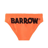 Barrow Kids Costume Slip Arancione Fluo con Logo per Bambini