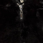 Twinset Kids Bomber Nero in Pelliccia per Bambine (dettaglio)