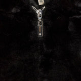 Twinset Kids Bomber Nero in Pelliccia per Bambine (dettaglio)