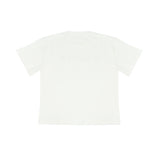 Pinko Kids T-Shirt Bianco con Applicazione Logo per Bambine