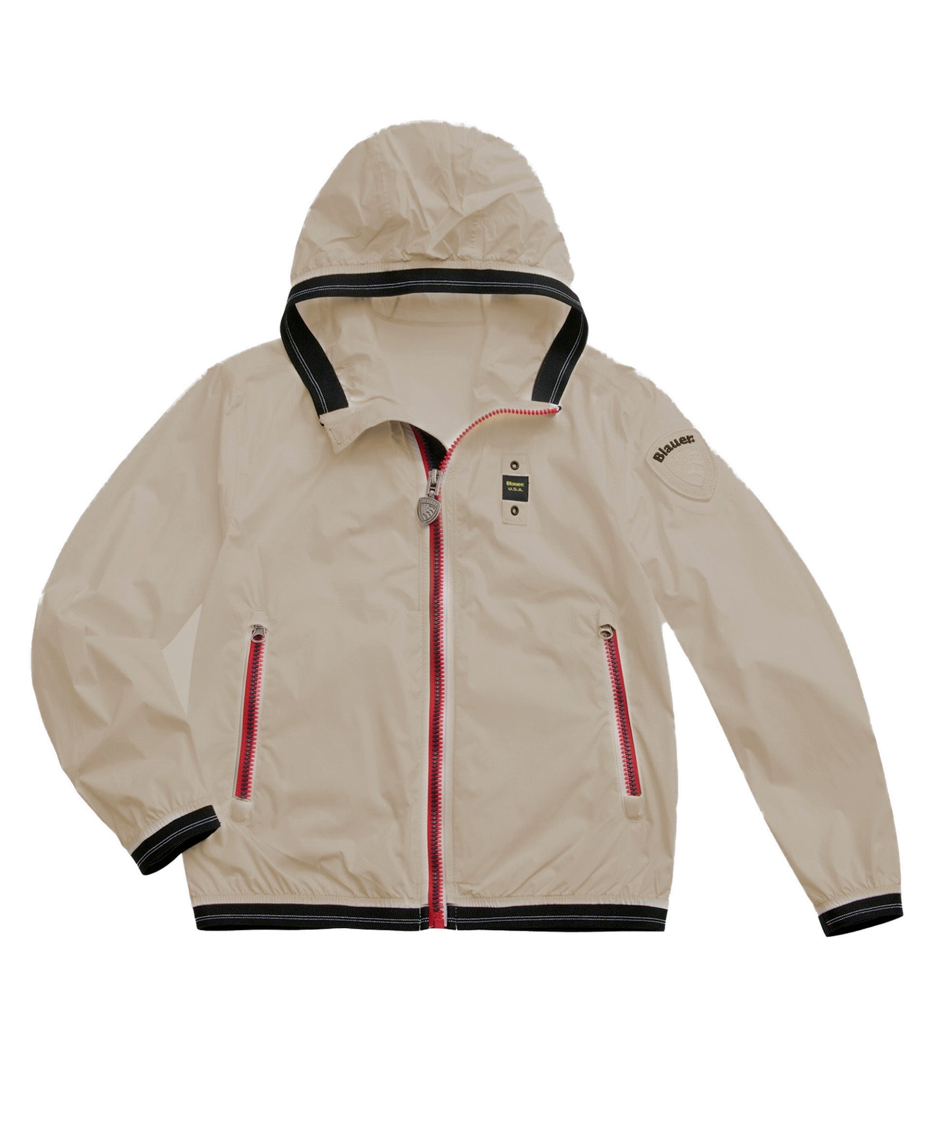 Blauer Kids Giubbino a Vento Nastrato Dodge Beige per Bambini