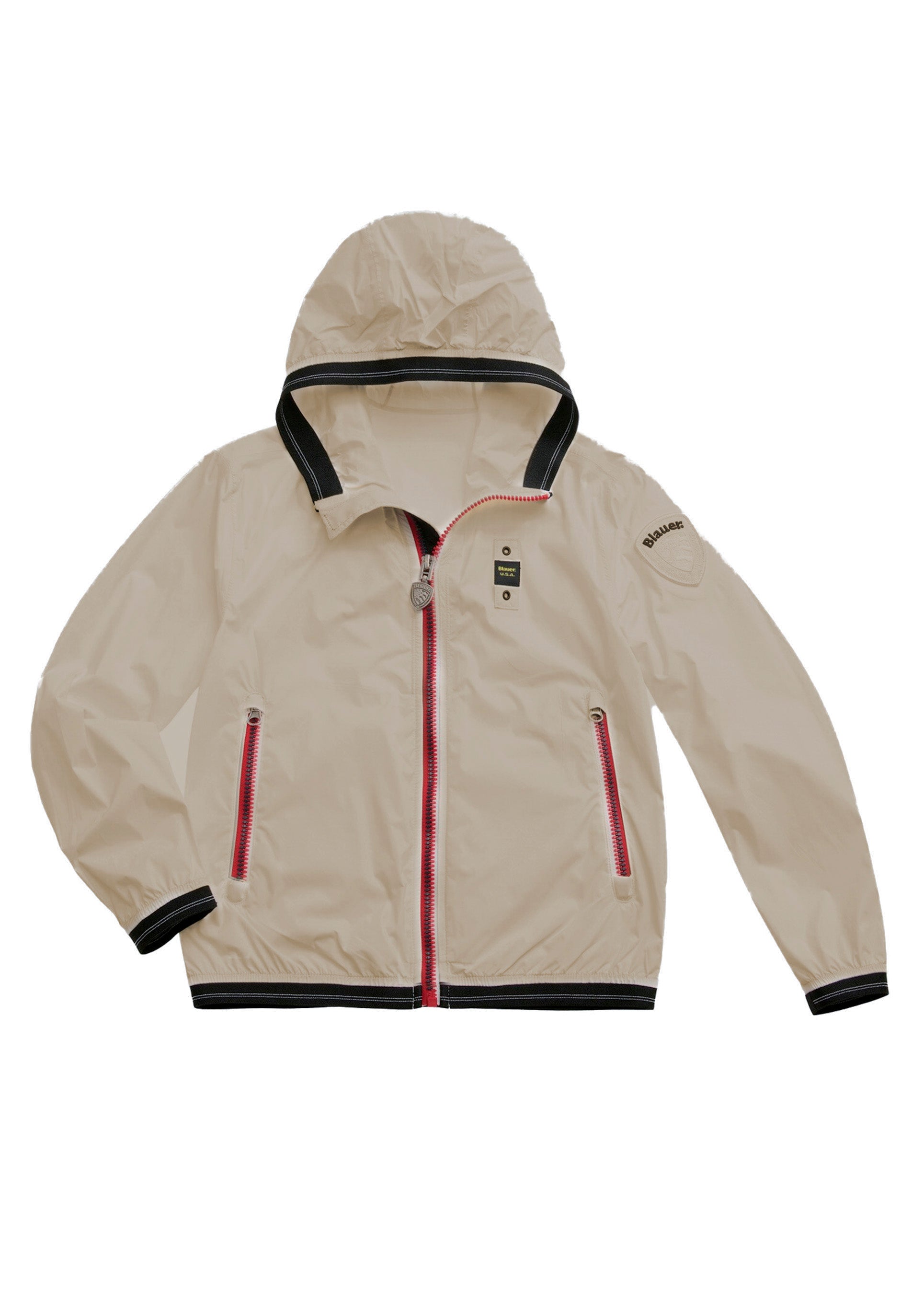 Blauer Kids Giubbino a Vento Nastrato Dodge Beige per Bambini