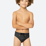 4GIVENESS Costume Slip Nero per Bambini