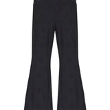 Calvin Klein Kids Leggings Neri Svasati per Bambine