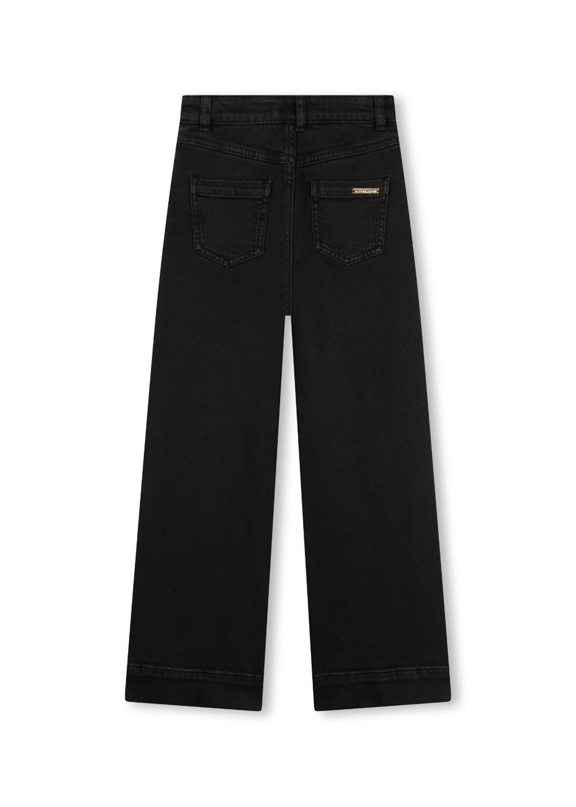 Michael Kors Kids Jeans Denim Nero Straight per Bambine (retro)