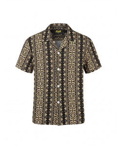F**K Kids Camicia Fantasia Oro per Bambini