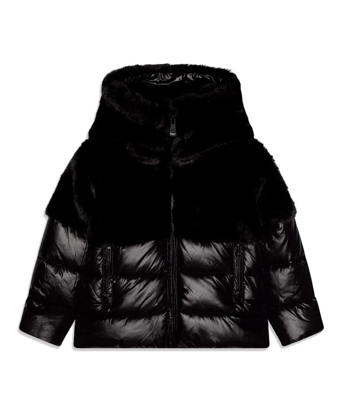 Blauer Kids Giubbino in Misto Nylon/Pelliccia Fanevil Junior per Bambine