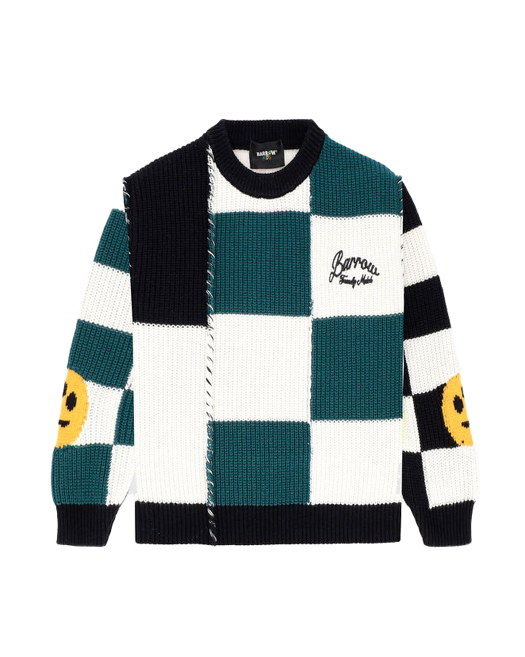 BArrow Kids Maglione PatchWork Girocollo per Bambini