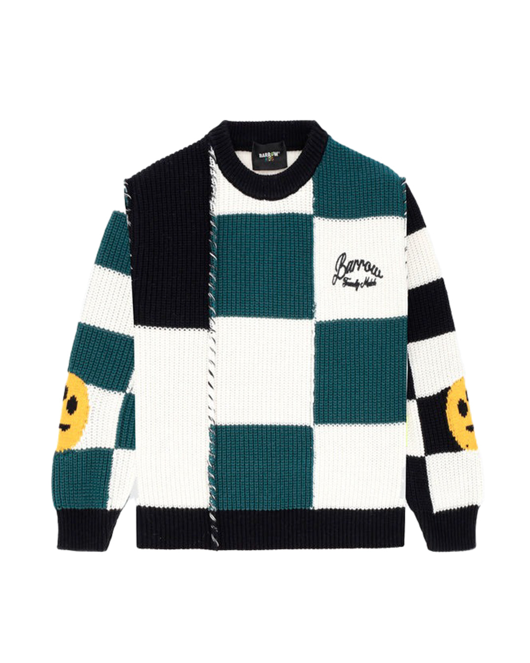 BArrow Kids Maglione PatchWork Girocollo per Bambini