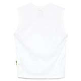Barrow Kids Canotta Bianca con Stampa Logo per Bambini