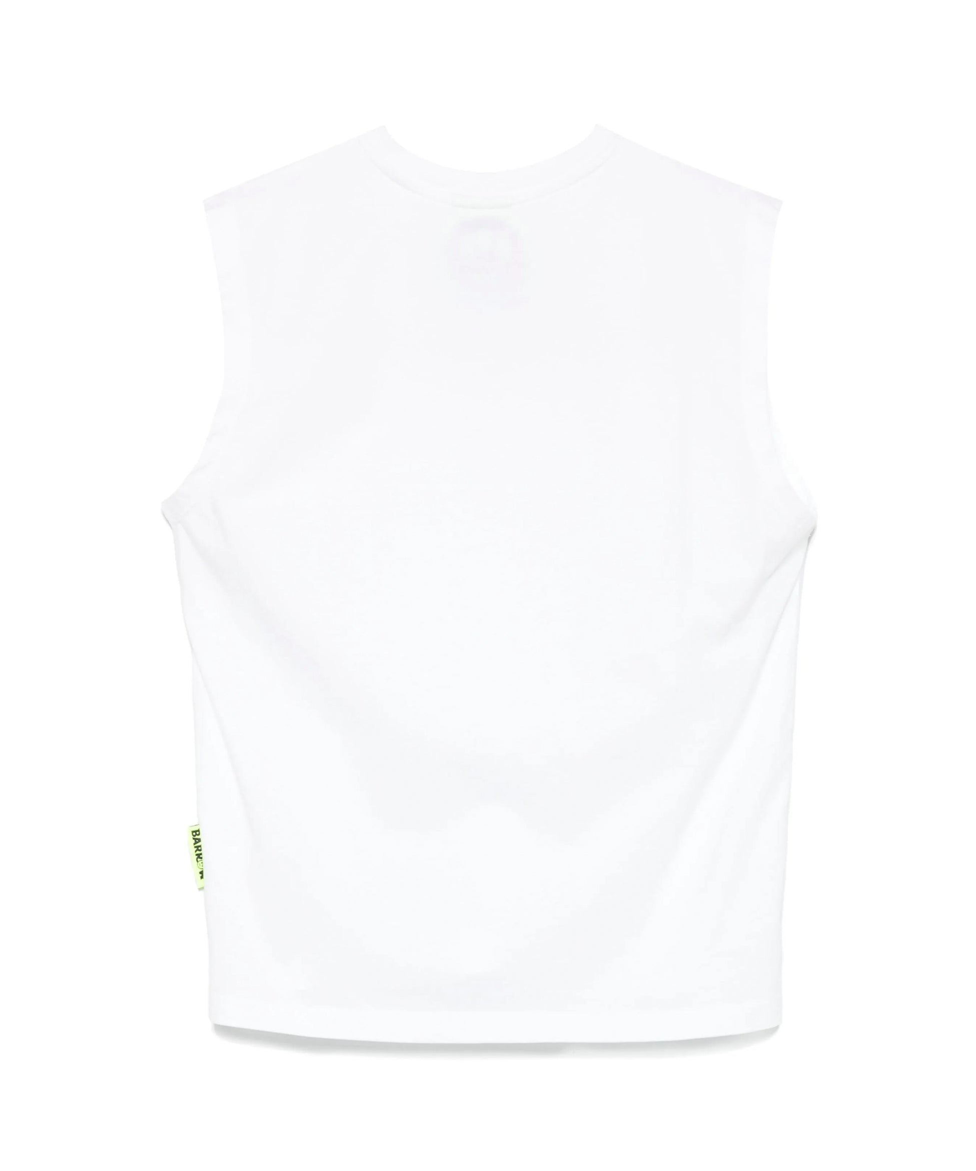 Barrow Kids Canotta Bianca con Stampa Logo per Bambini
