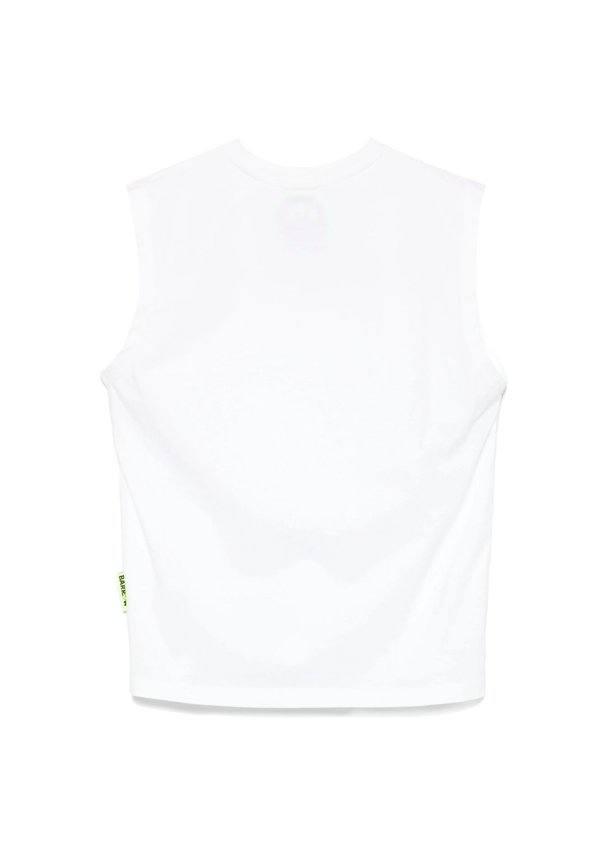 Barrow Kids Canotta Bianca con Stampa Logo per Bambini