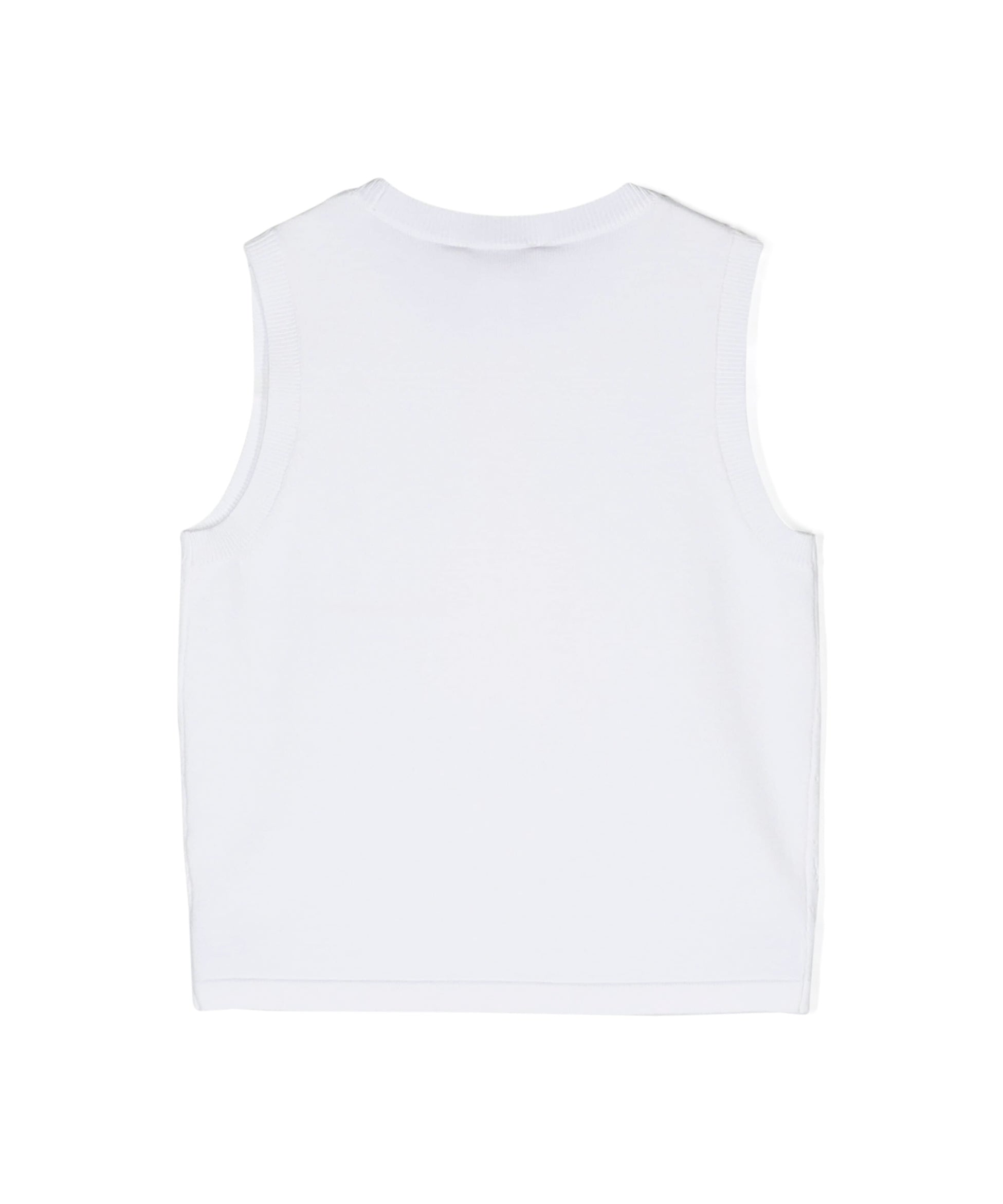 Twinset Kids Top Bianco Con Logo Florence Kids (retro)
