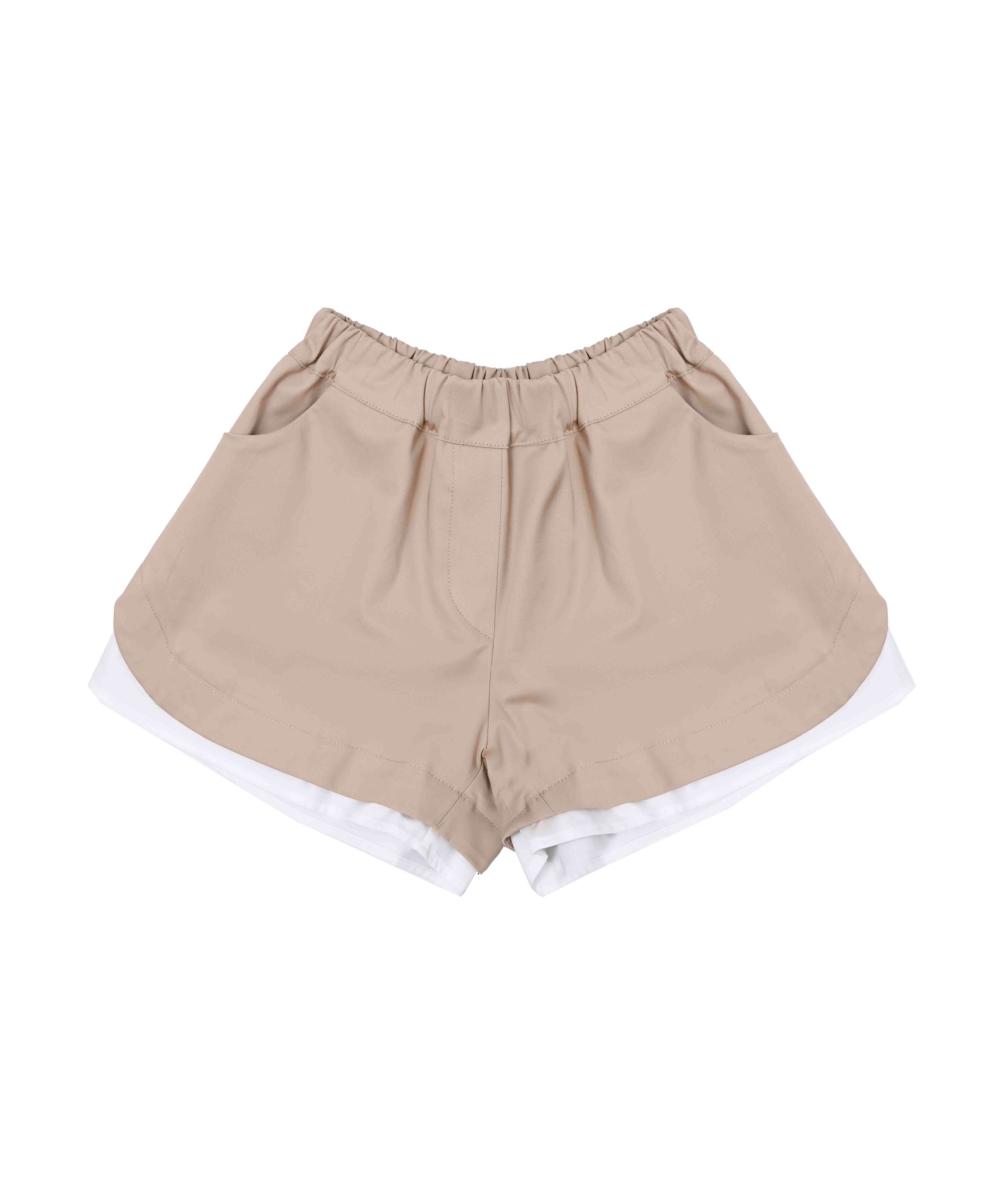 Vicolo Kids Short Cammello per Bambine