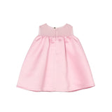 Blumarine Kids Abito Rosa con Maxi Fiocco per Neonate