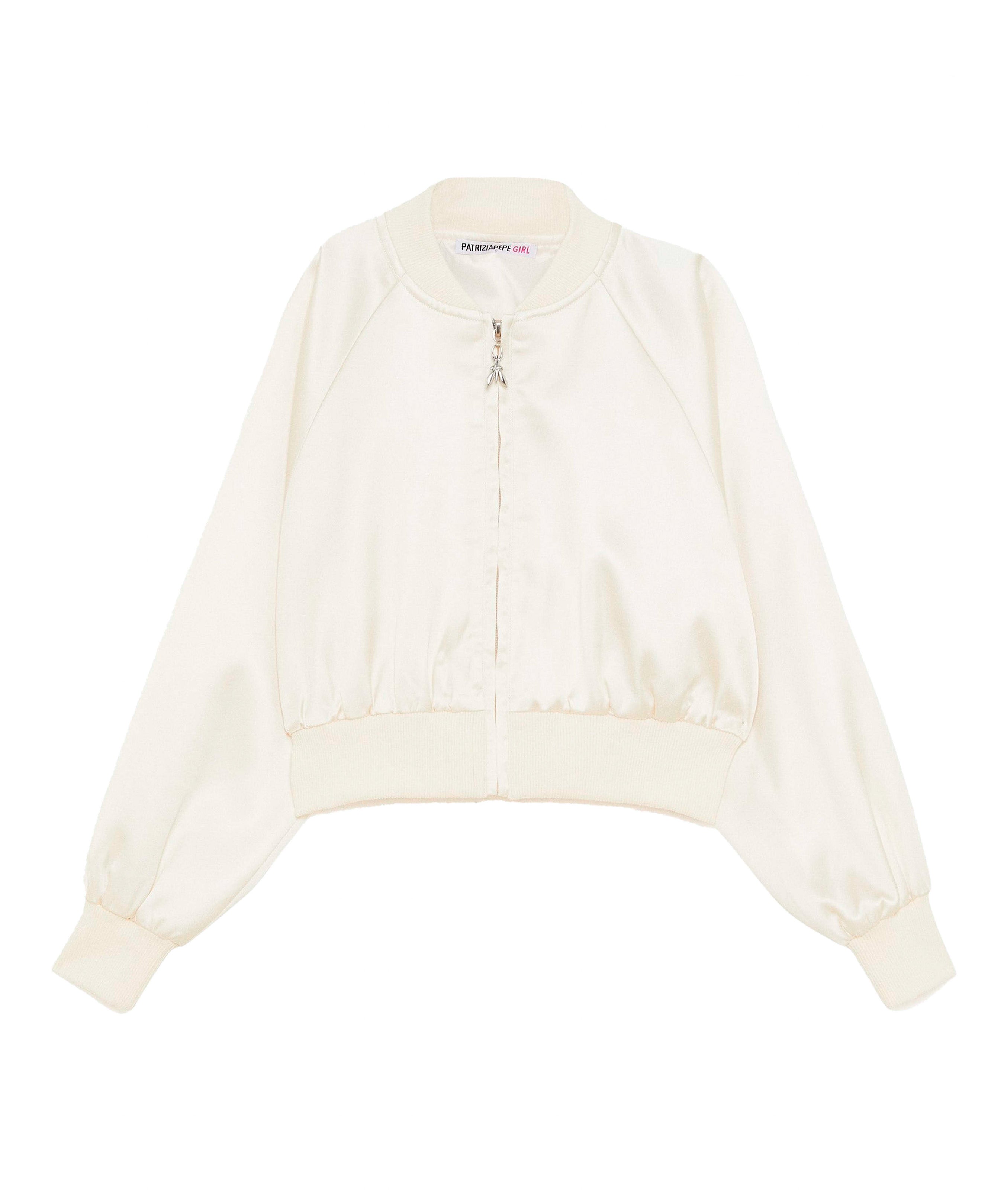 Patrizia Pepe Giubbino Avorio per Bambine (fronte)