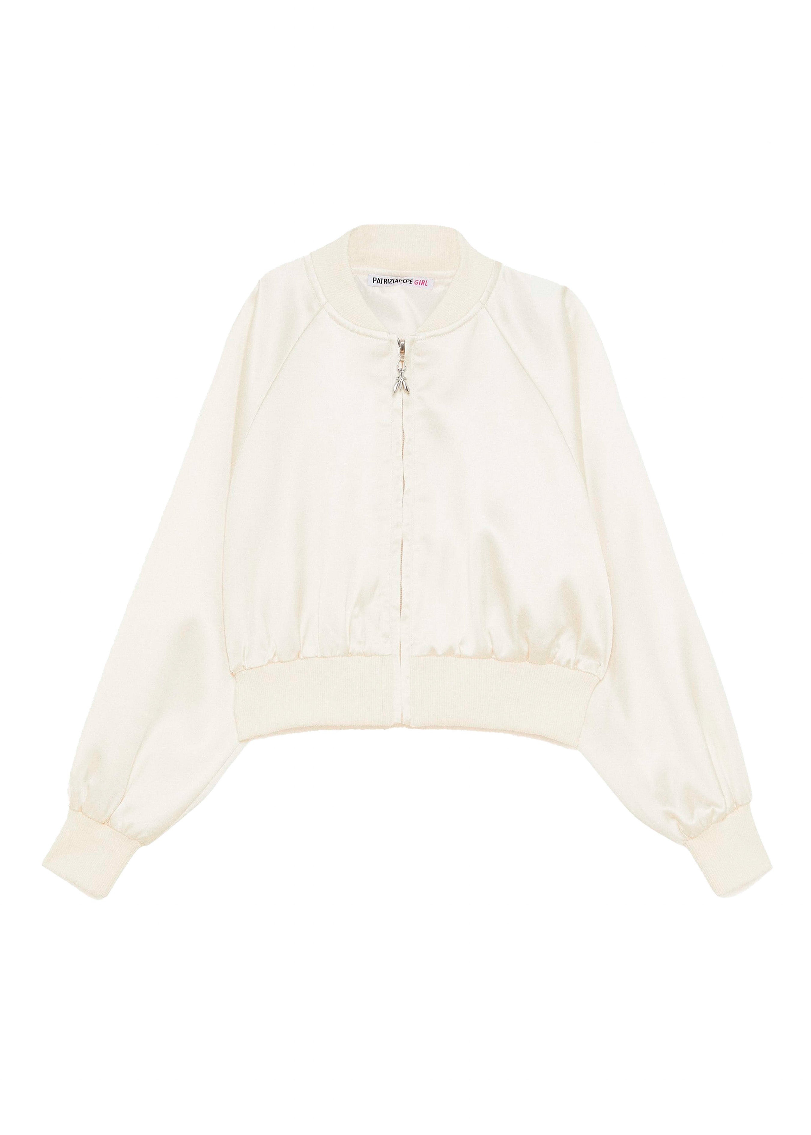 Patrizia Pepe Giubbino Avorio per Bambine (fronte)