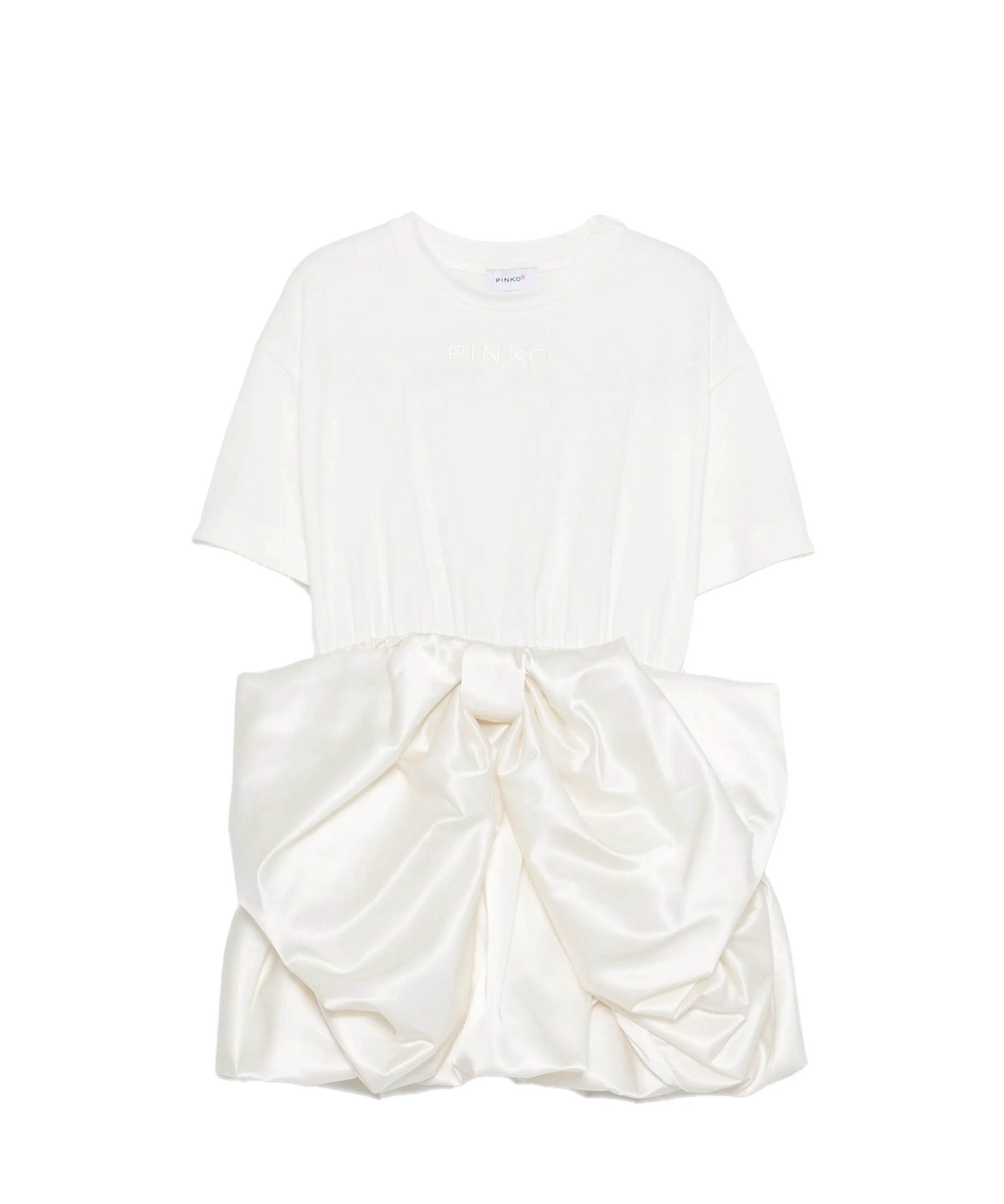 Pinko Kids Abito Panna con Maxi Fiocco per Bambine