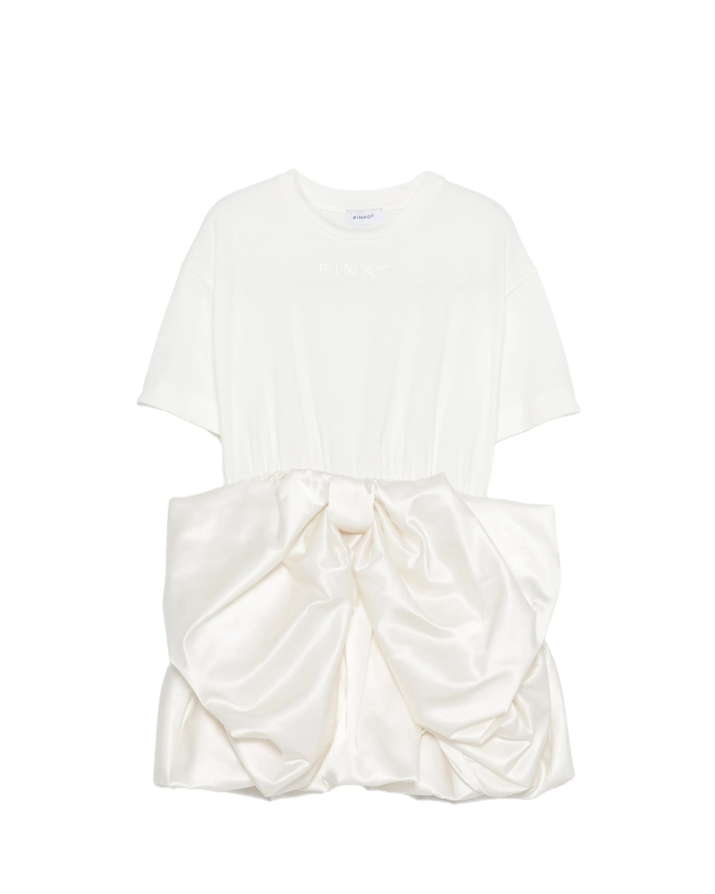 Pinko Kids Abito Panna con Maxi Fiocco per Bambine