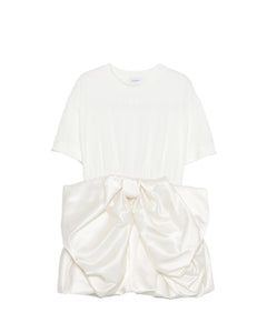 Pinko Kids Abito Panna con Maxi Fiocco per Bambine