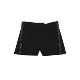 Elisabetta Franchi La Mia Bambina Shorts Nero con Fiocchi per Neonate