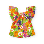 Tuc Tuc Abito Multicolor Fruit per Neonate