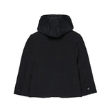 Dsquared2 Giacca da Completo Nera con Cappuccio Integato e Logo Stampato per Bambini