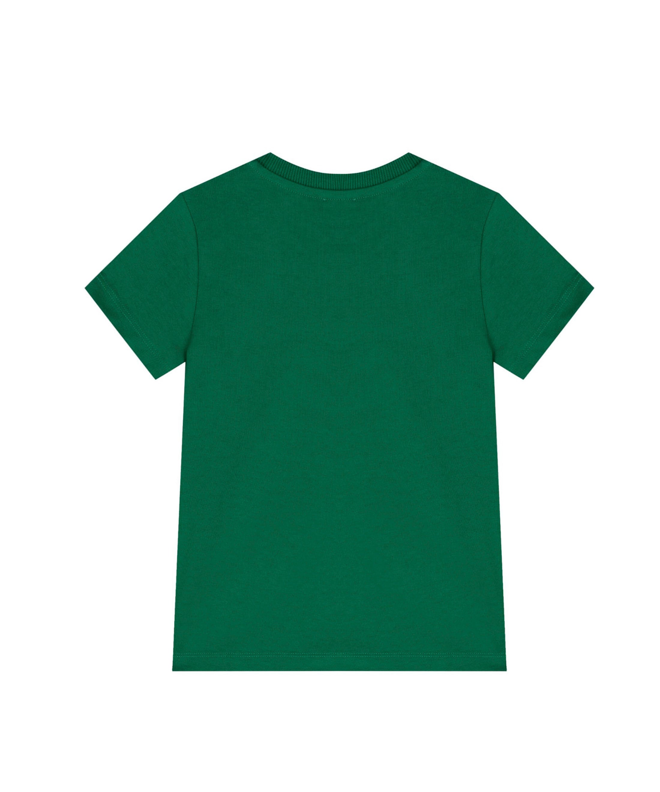 Moschino Kids T-shirt Rossa con Stampa Teddy (retro)