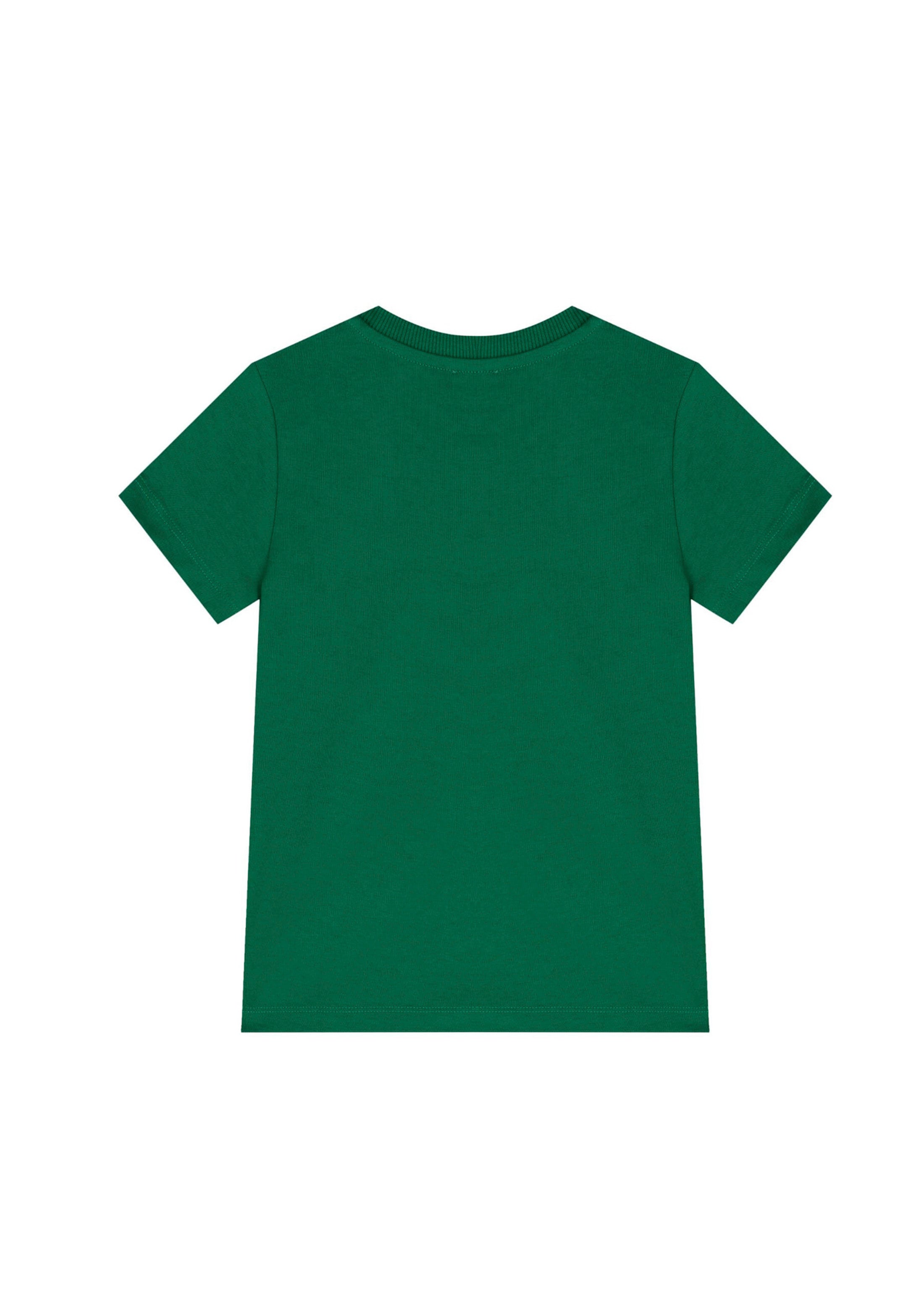 Moschino Kids T-shirt Rossa con Stampa Teddy (retro)