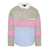 Dsquared2 Kids Polo con Design color-block