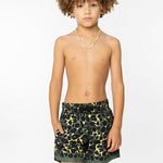 4GIVENESS Costume Boxer Fantasia Maculata Verde per Bambini 