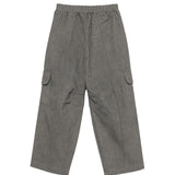 Palm Angels Kids Pantalone Nero con Fascia Logo per Bambini