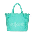 EffeK Borsa Mare con Logo Acquamarina per Bambine