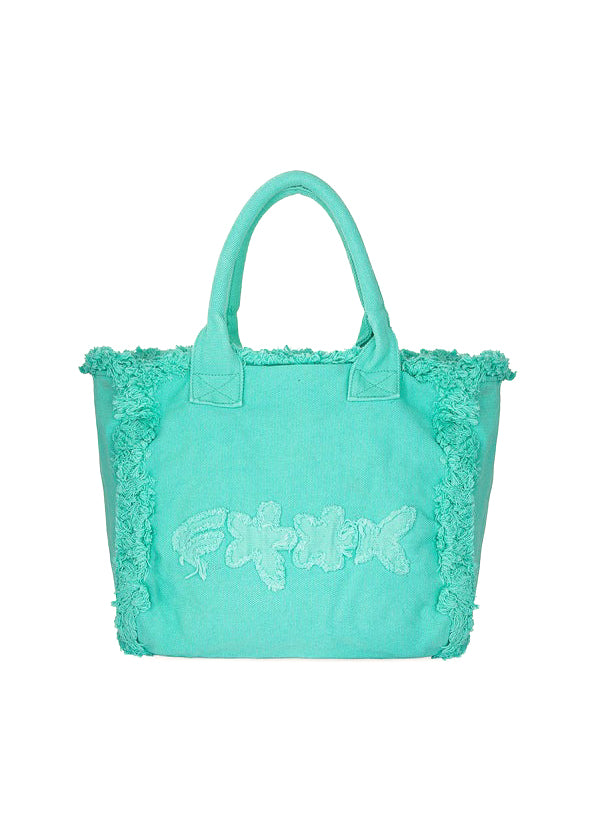 EffeK Borsa Mare con Logo Acquamarina per Bambine