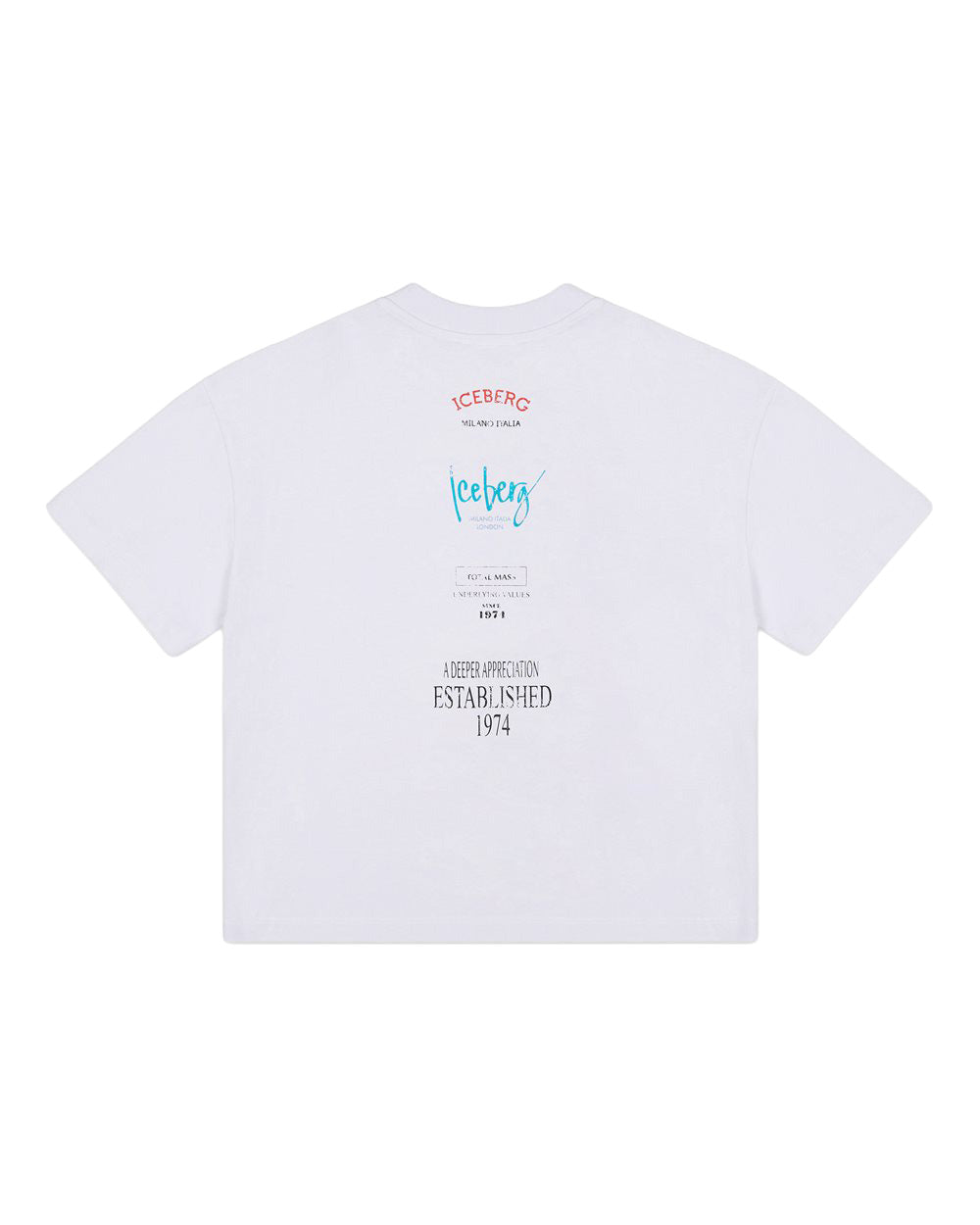 Iceberg Kids Bianco con Stampa Logo per Bambini