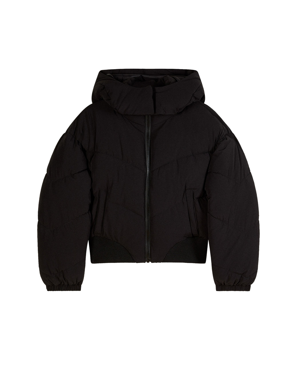 Patrizia Pepe Kids Giubbino Puffer Nero per Bambine