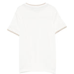 Eleventy Kids T-Shirt Avorio/Beige con Logo per Bambini