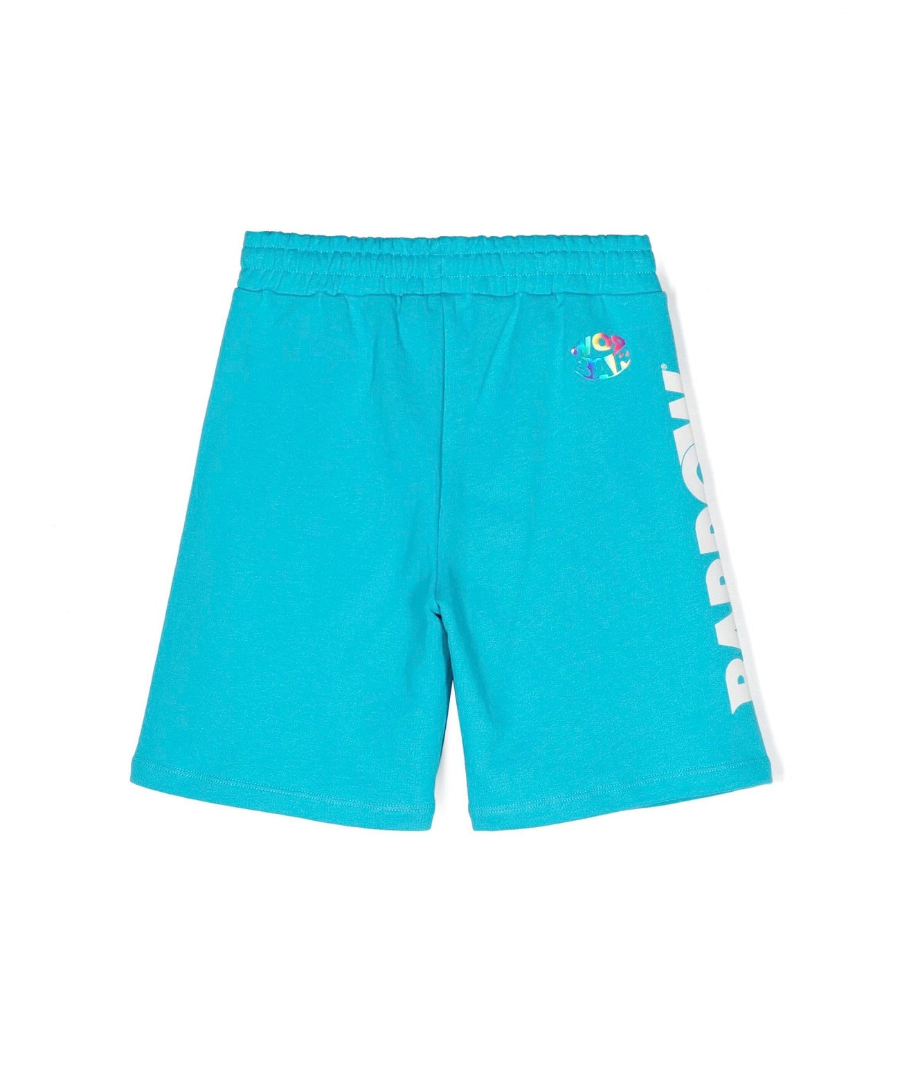 Barrow Kids Short Turchese con Stampa per Bambini retro