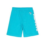 Barrow Kids Short Turchese con Stampa per Bambini retro