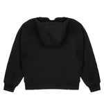 Sprayground Kids Giubbino Nero con Cappuccio e zip con Motivo Maxi Smile per Bambini