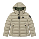 Blauer Kids Piumino con Cappuccio Beige per Bambini
