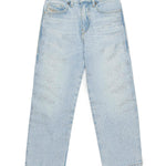 Diesel Kids Jeans Boyfriend con Applicazione Strass per Bambine